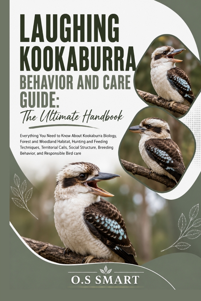 Laughing Kookaburra Behavior and Care Guide: The Ultimate: Everything You Need to Know About Kookaburra Biology, Forest and Woodland Habitat, Hunting cover