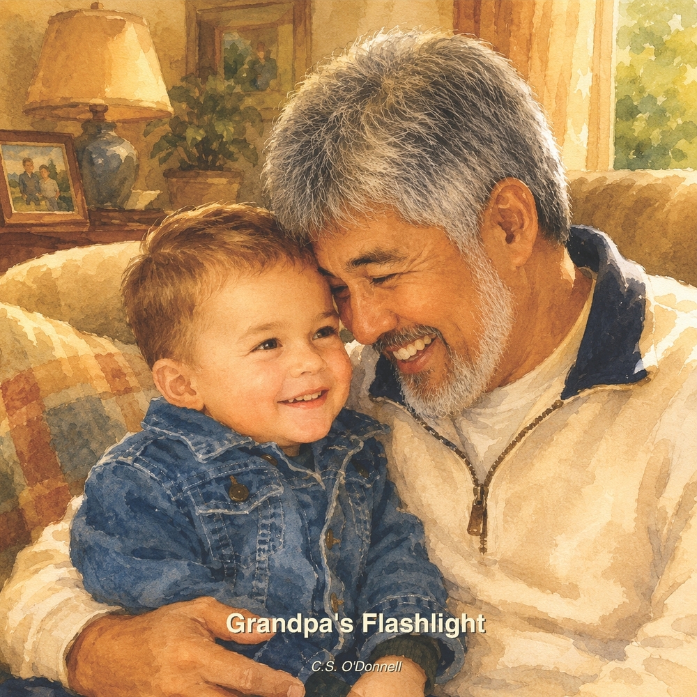 Grandpa's Flashlight: A Children's Book about loss cover
