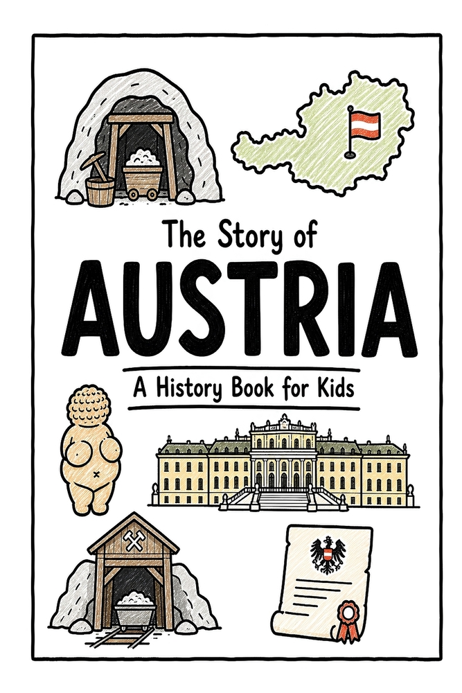 The Story of Austria - A History Book for Kids: A Fun, Educational, and Illustrated Journey Through Austrian History for Children and Curious Minds cover