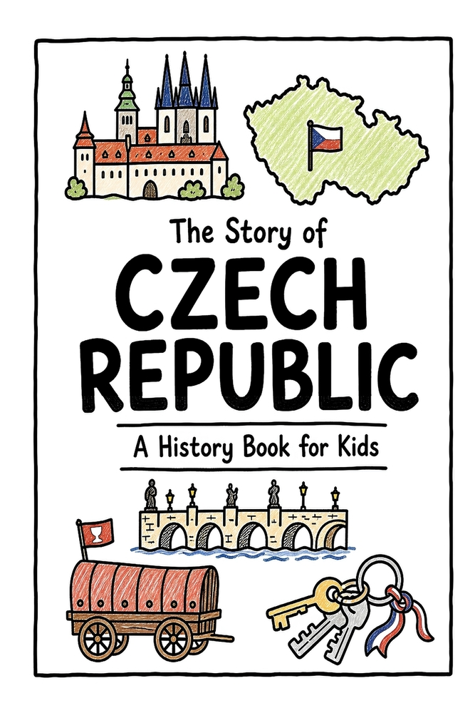 The Story of Czech Republic - A History Book for Kids: A Fun, Educational, and Illustrated Journey Through Czech History for Children and Curious Mind cover