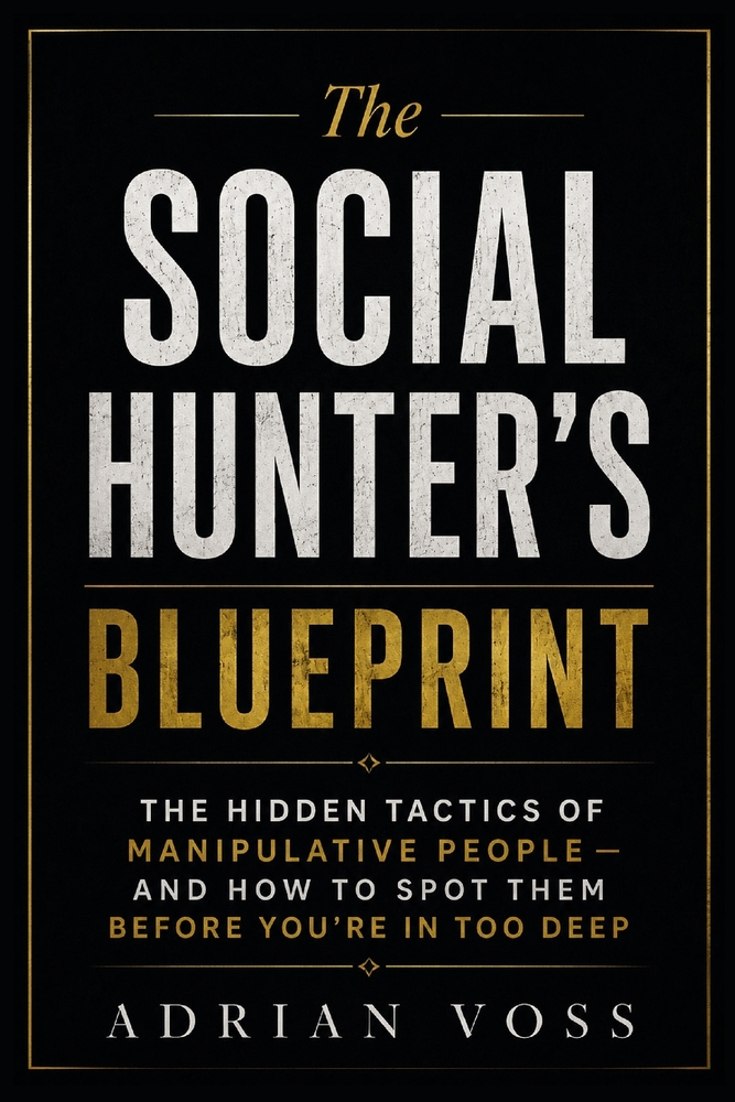 The Social Hunter's Blueprint: The Hidden Tactics of Manipulative People - And How to Spot Them Before You're In Too Deep" cover
