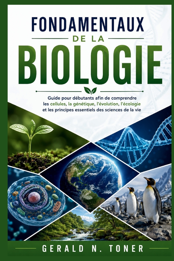 Fondamentaux de la Biologie: Guide pour débutants afin de comprendre les cellules, la génétique, l'évolution, l'écologie et les principes essentiels d cover