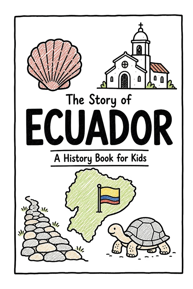 The Story of Ecuador - A History Book for Kids: A Fun, Educational, and Illustrated Journey Through Ecuadorian History for Children and Curious Minds cover