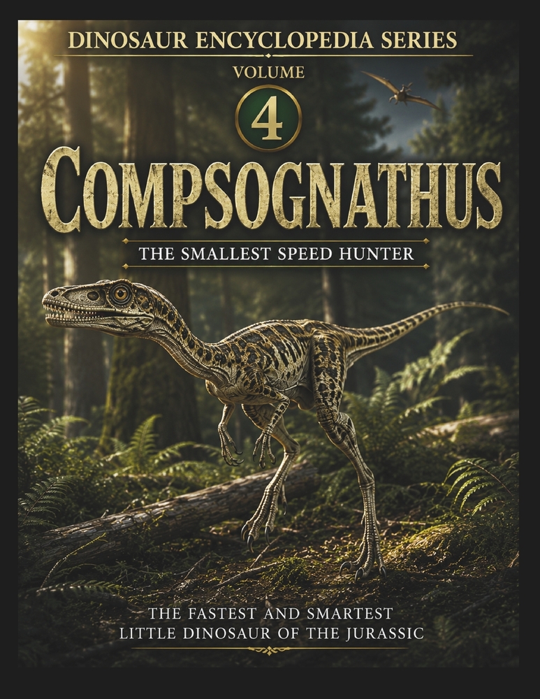 Dinosaur Encyclopedia Series Volume 4: Compsognathus: The Smallest Speed Hunter - Discover the Science Behind Compsognathus cover