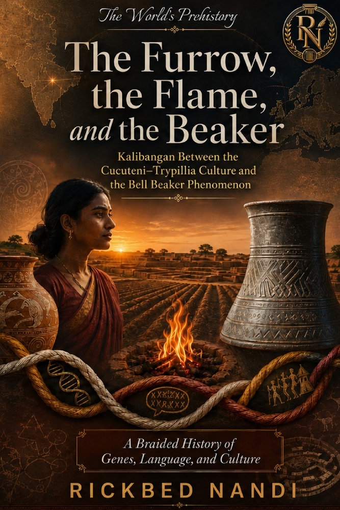 The Furrow, the Flame, and the Beaker: Kalibangan Between the Cucuteni-Trypillia Culture and the Bell Beaker Phenomenon - A Braided History of Genes, cover
