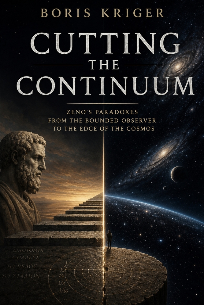 Cutting the Continuum: Zeno's Paradoxes from the Bounded Observer to the Edge of the Cosmos cover