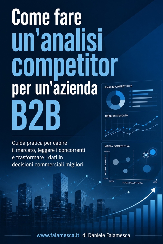 Come fare un'analisi competitor per un'azienda B2B: Guida pratica per capire il mercato, leggere i concorrenti e trasformare i dati in decisioni comme cover