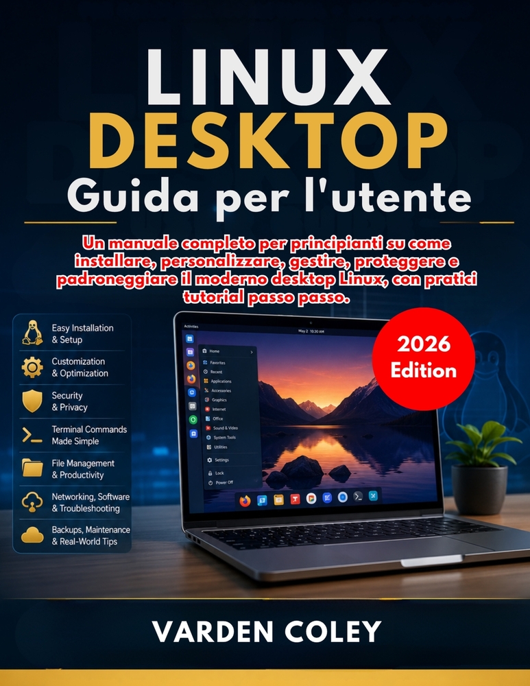 Desktop Linux Guida per l'utente (Edizione 2026) cover