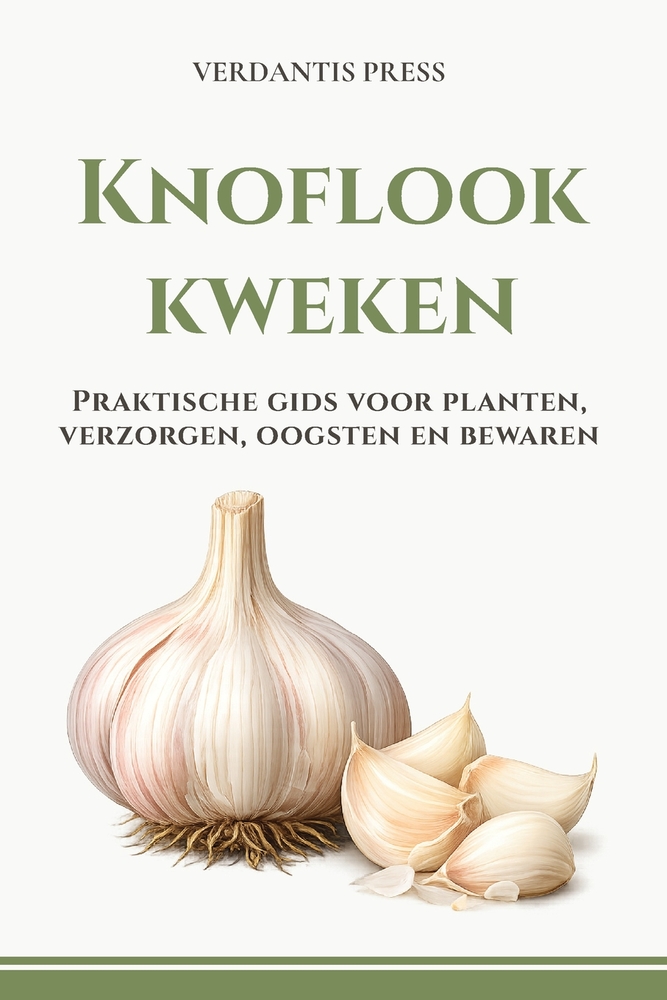 Knoflook kweken: Praktische gids voor planten, verzorgen, oogsten en bewaren cover