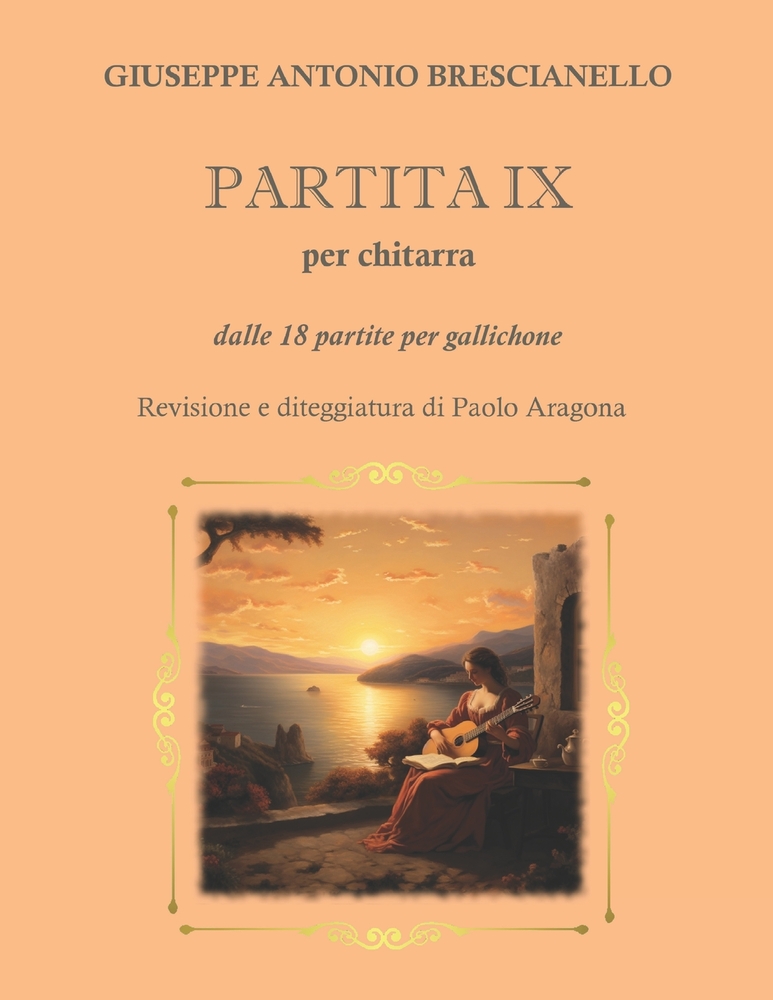 PARTITA IX per chitarra: dalle 18 partite per gallichone cover