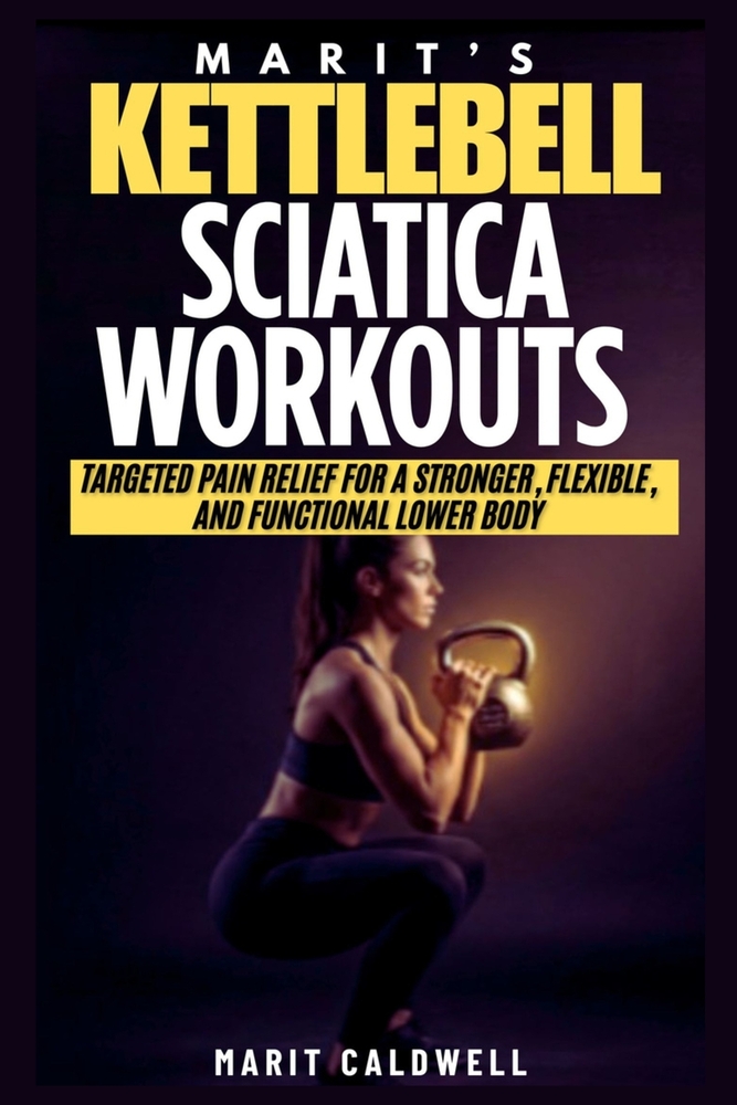 Marit's Kettlebell Sciatica Workouts: Targeted Pain Relief For A Stronger, Flexible, And Functional Lower Body cover