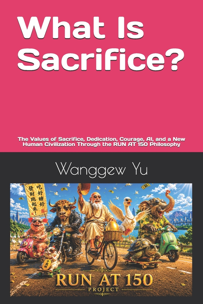 What Is Sacrifice?: The Values of Sacrifice, Dedication, Courage, AI, and a New Human Civilization Through the RUN AT 150 Philosophy cover