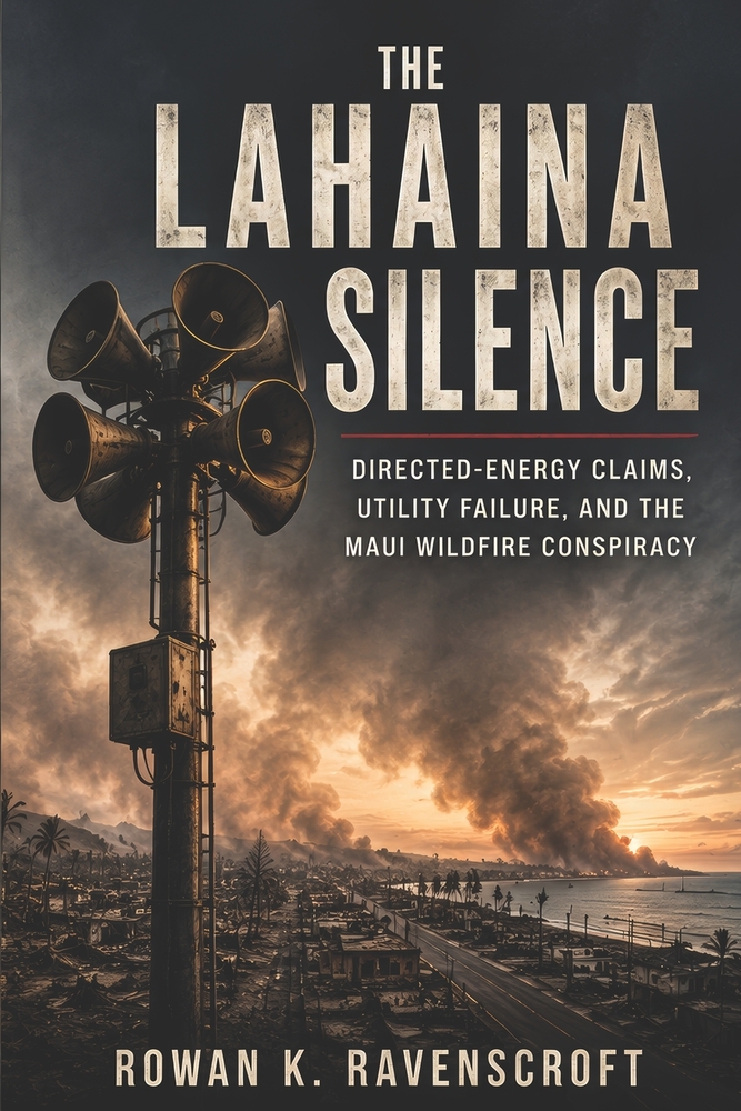 The Lahaina Silence: Directed-Energy Claims, Utility Failure, and the Maui Wildfire Conspiracy cover