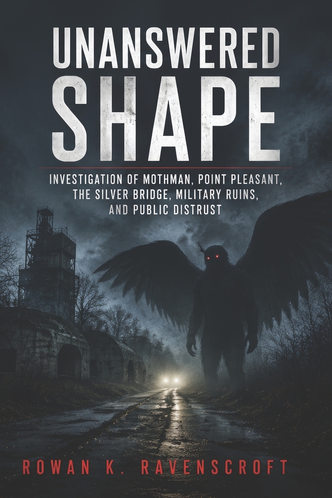 Unanswered Shape: Investigation of Mothman, Point Pleasant, the Silver Bridge, Military Ruins, and Public Distrust cover