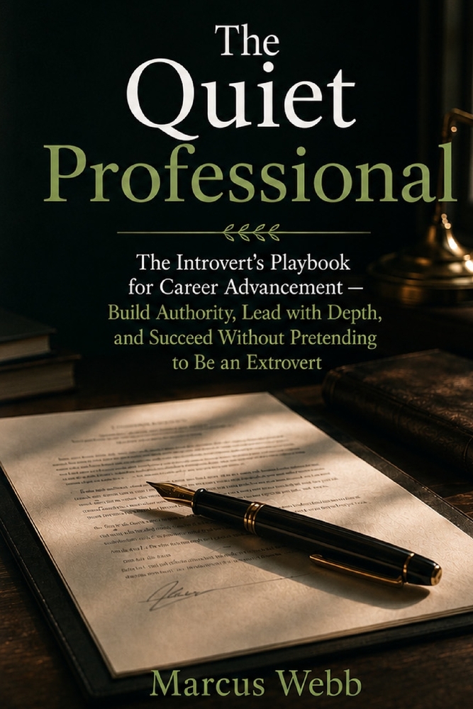 The Quiet Professional: The Introvert's Playbook for Career Advancement - Build Authority, Lead with Depth, and Succeed Without Pretending to Be an Ex cover