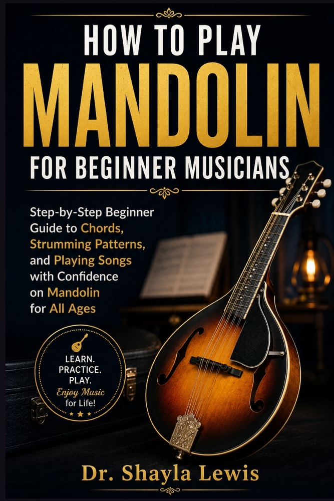 How to Play Mandolin for Beginner Musicians: Step-by-Step Beginner Guide to Chords, Strumming Patterns, and Playing Songs with Confidence on Mandolin cover