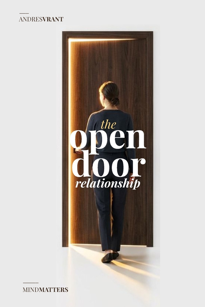 The "Open-Door" Relationship: The Psychology of Relationships and Couples Who Separate But Never Truly Close the Door or Become "Impossible". cover