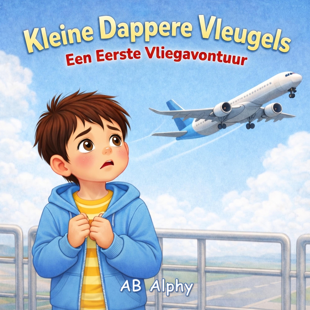 Kleine Dappere Vleugels: Een Eerste Vliegavontuur: Een Hartverwarmend Verhaal dat Kinderen Helpt Hun Vliegangst te Overwinnen cover
