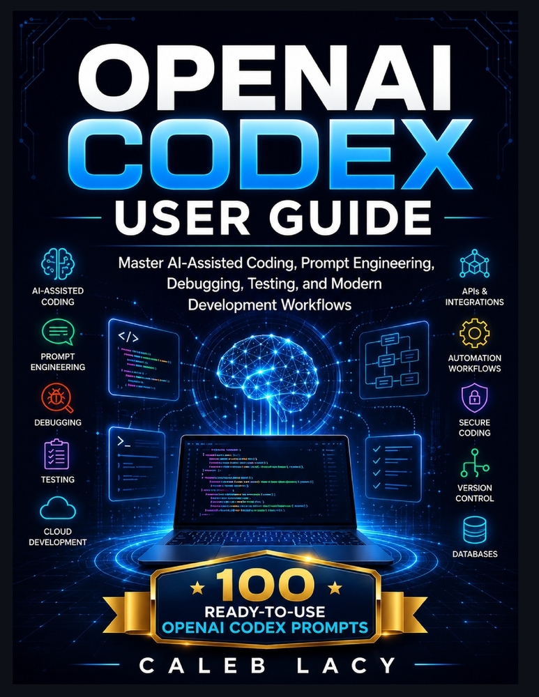 OpenAI Codex User Guide: Master AI-Assisted Coding, Prompt Engineering, Debugging, Testing, and Modern Development Workflows cover