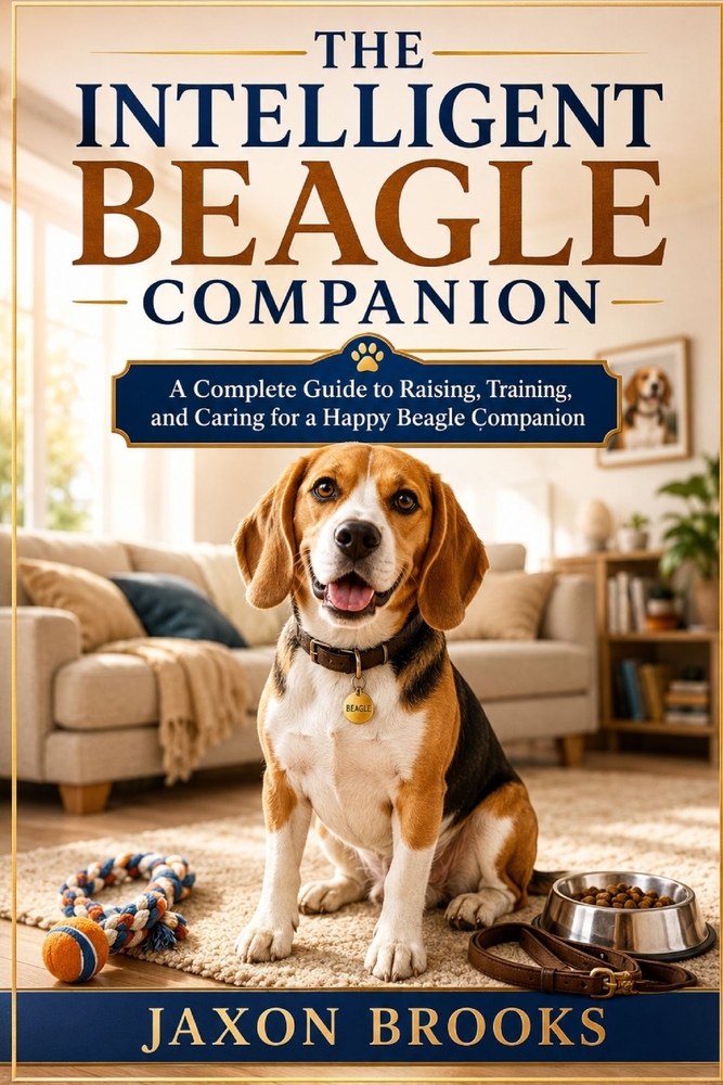 The Intelligent Beagle Companion: A Complete Guide to Raising, Training, and Caring for a Happy Beagle Companion cover