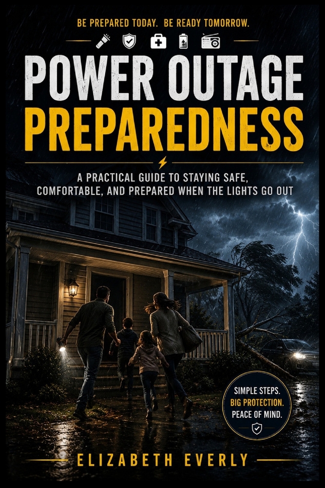 Power Outage Preparedness: A Beginner's Guide to Staying Safe, Comfortable, and Connected When the Electricity Goes Out cover