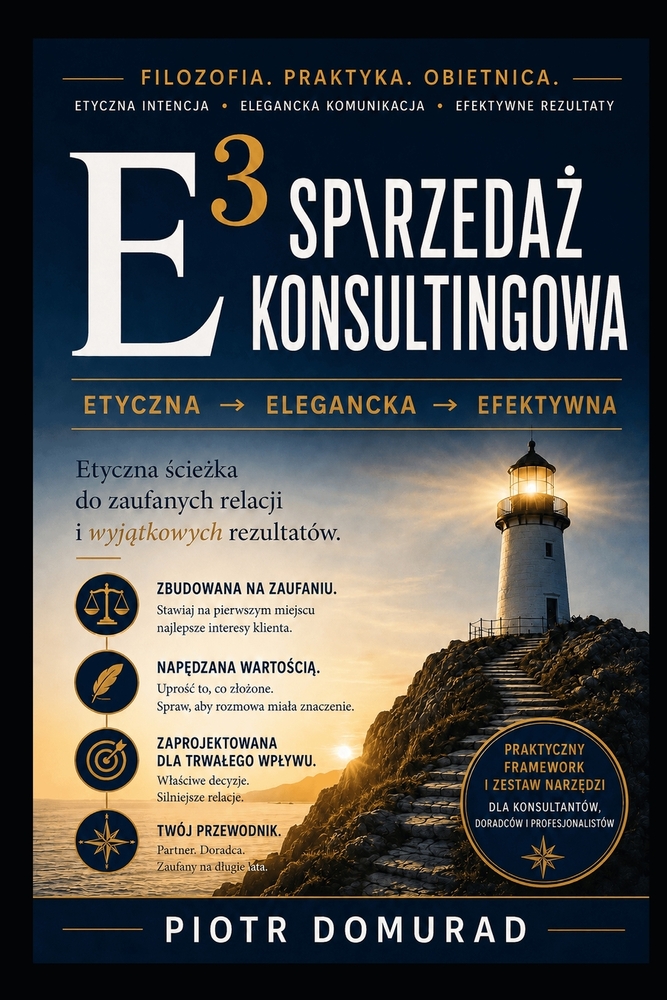 E3 Sprzedaż Konsultingowa: Etyczna → Elegancka → Efektywna cover