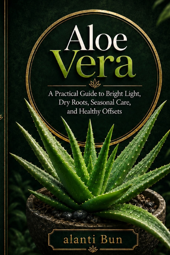 Aloe Vera: A Practical Guide to Bright Light, Dry Roots, Seasonal Care, and Healthy Offsets cover
