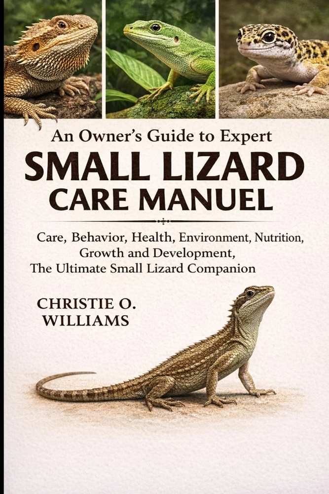 Small lizard care Manuel: An Owner's Guide to Expert Care, Behavior, health, environment, nutrition, growth and development, the ultimate small lizard cover