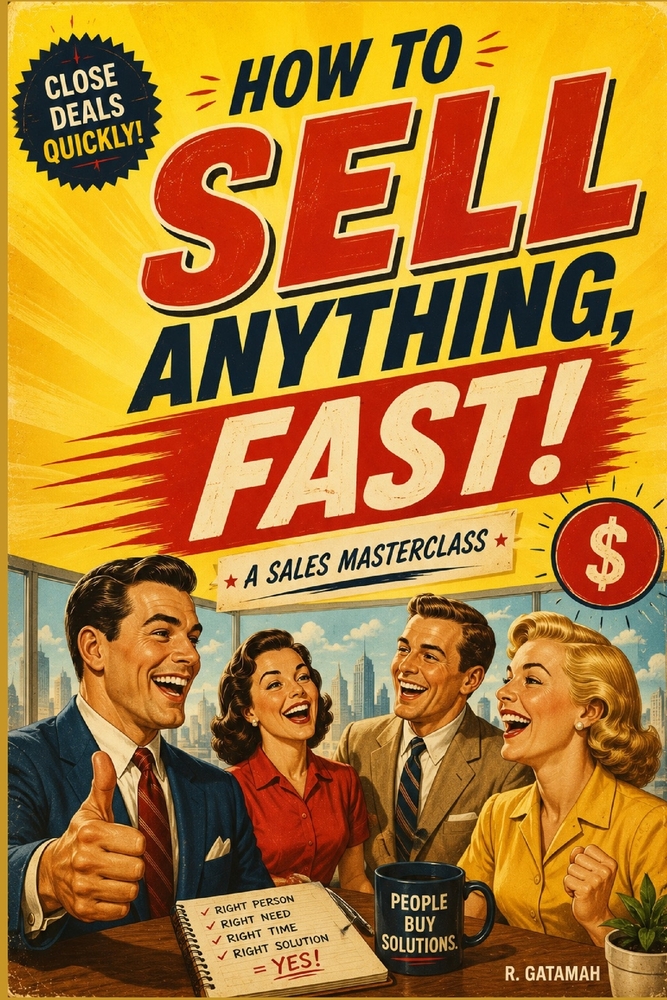 How to Sell Anything, Fast!: A Sales Masterclass for Closing More Deals, Building Trust, and Growing Your Income cover