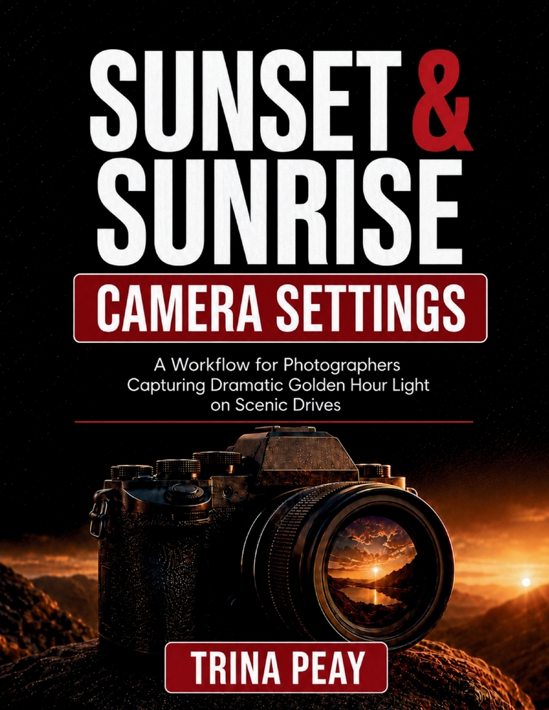 Sunset & Sunrise Camera Settings: A Workflow for Photographers Capturing Dramatic Golden Hour Light on Scenic Drives cover