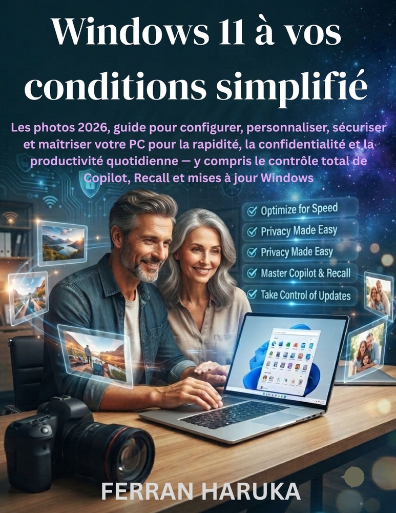 Windows 11 à vos conditions simplifié: Les photos 2026, guide pour configurer, personnaliser et maîtriser votre PC pour la rapidité et la productivité cover