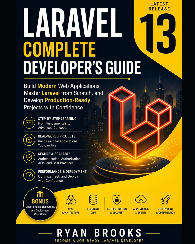 Laravel 13 Complete Developer's Guide: Build Modern Web Applications, Master Laravel from Scratch, and Develop Production-Ready Projects with Confiden cover