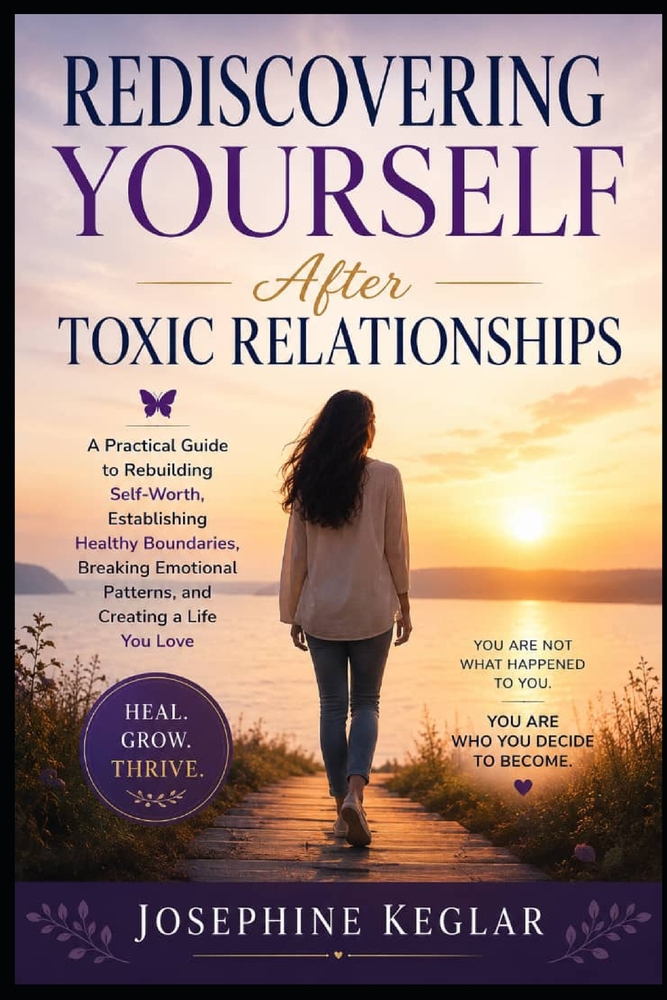 Rediscovering Yourself After Toxic Relationships: A Practical Guide to Rebuilding Self-Worth, Establishing Healthy Boundaries, Breaking Emotional Patt cover