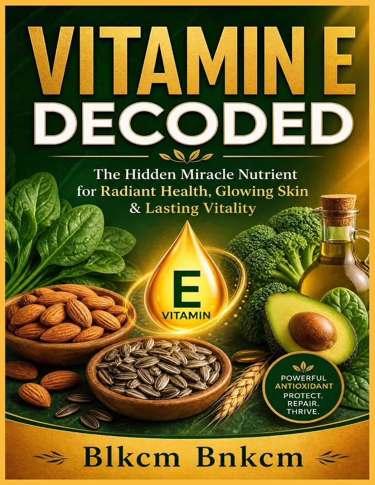 Vitamin E Decoded: The Hidden Miracle Nutrient for Radiant Health, Glowing Skin & Lasting Vitality cover