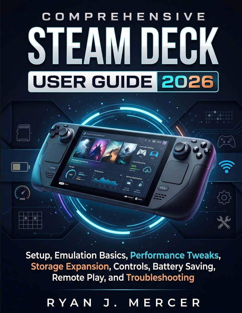 Comprehensive Steam Deck User Guide 2026: Setup, Emulation Basics, Performance Tweaks, Storage Expansion, Controls, Battery Saving, Remote Play, and T cover