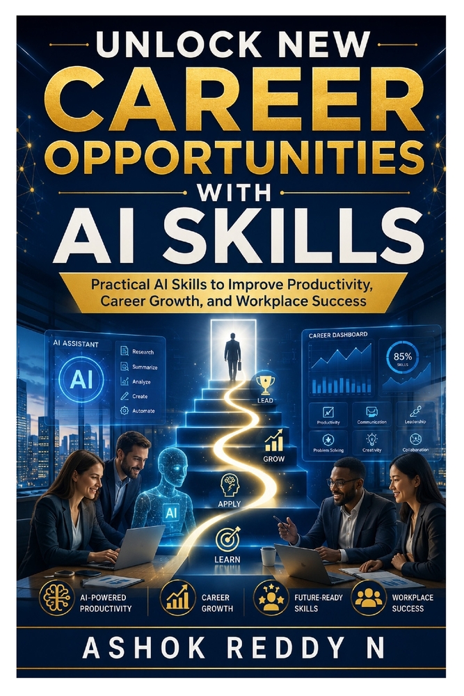 Unlock New Career Opportunities With AI Skills: Practical AI Skills to Improve Productivity, Career Growth, and Workplace Success cover