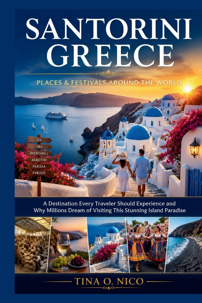 Santorini Greece Places & Festivals Around the World: A Destination Every Traveler Should Experience and Why Millions Dream of Visiting This Stunning cover