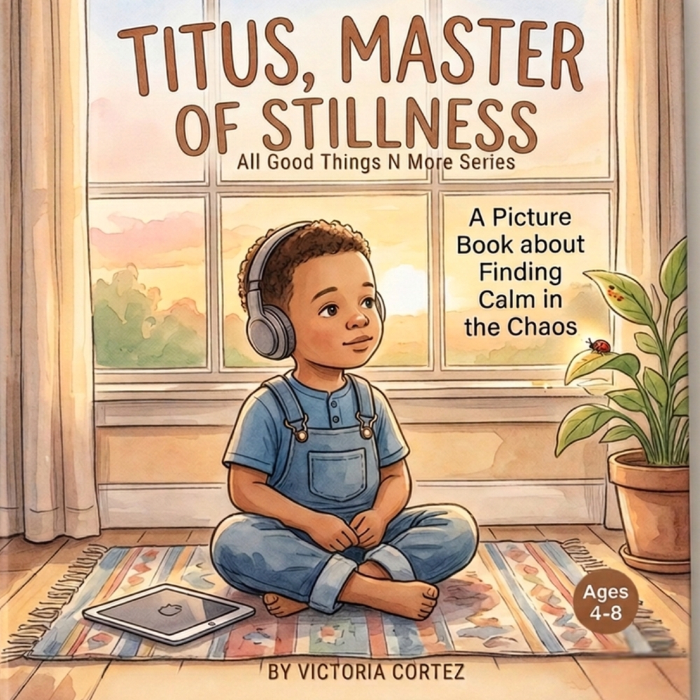 Titus, Master of Stillness: A Picture Book About Finding Your Voice in a Big, Loud World cover