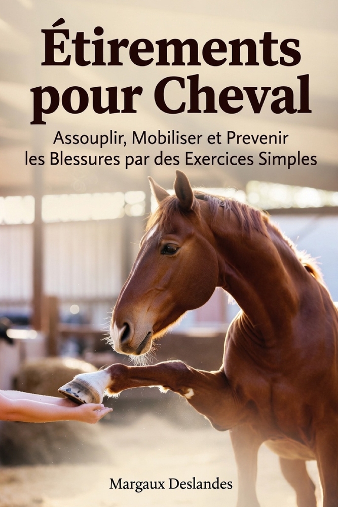 ÉTIREMENTS POUR CHEVAL Assouplir, Mobiliser et Prévenir les Blessures par des Exercices Simples: Stretching, Renforcement du Dos et Programmes pour la cover