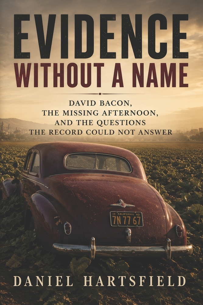 Evidence Without a Name: David Bacon, the Missing Afternoon, and the Questions the Record Could Not Answer cover