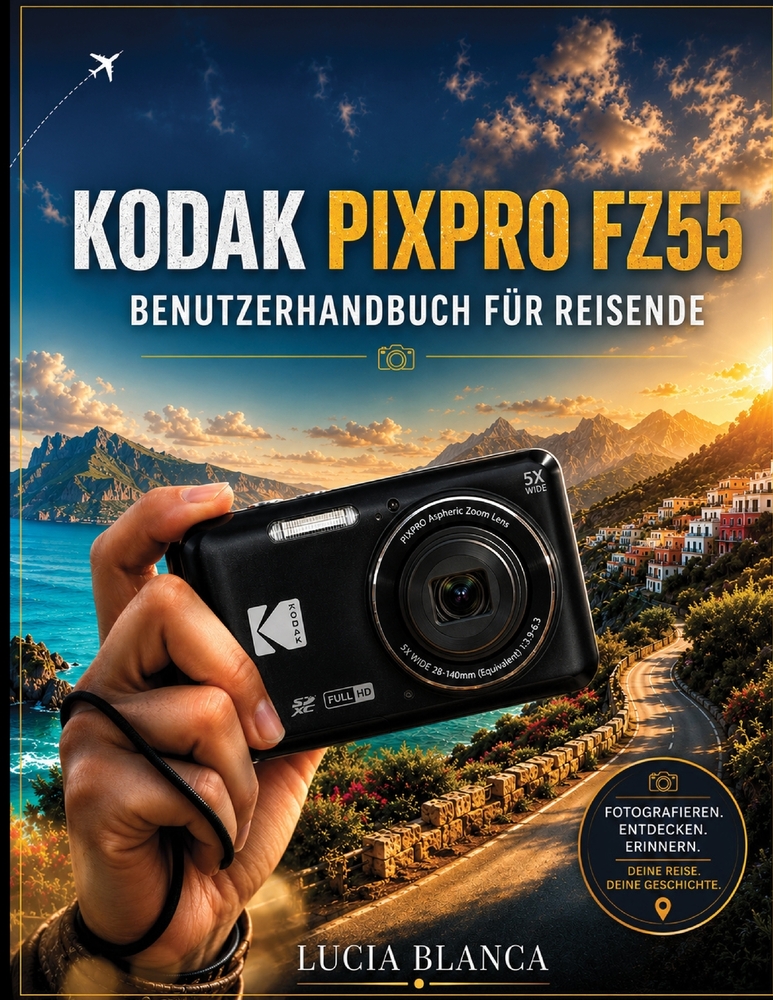 Kodak Pixpro Fz55 Benutzerhandbuch Für Reisende: Vollständige Schritt-für-Schritt-Anleitung, Einstellungsleitfaden und Fehlerbehebung cover