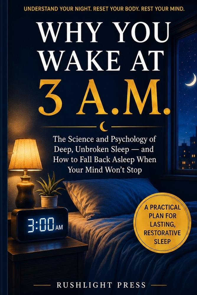 Why You Wake at 3 A.M.: The Science and Psychology of Deep, Unbroken Sleep - and How to Fall Back Asleep When Your Mind Won't Stop cover