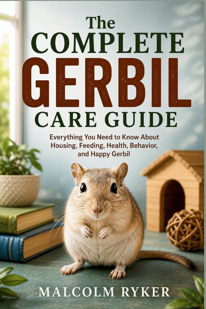 The Complete Gerbil Care Guide: Everything You Need to Know About Housing, Feeding, Health, Behavior, and Happy Gerbil cover