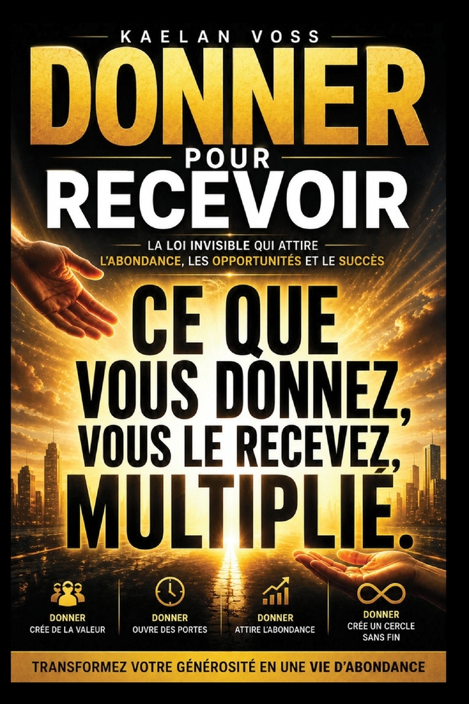 Donner pour recevoir: La loi invisible qui attire l'abondance, les opportunités et le succès cover