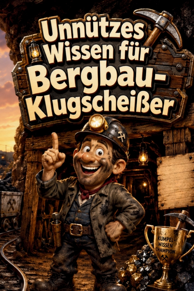 Unnützes Wissen für Bergbau-Klugscheißer: Kuriose & witzige Fakten als Geschenk für Bergmänner cover
