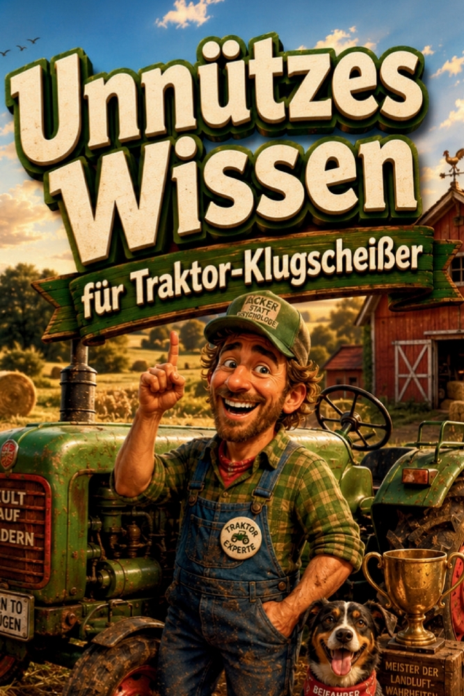 Unnützes Wissen für Traktor-Klugscheißer: Kuriose & witzige Fakten als Geschenk für Landwirte cover