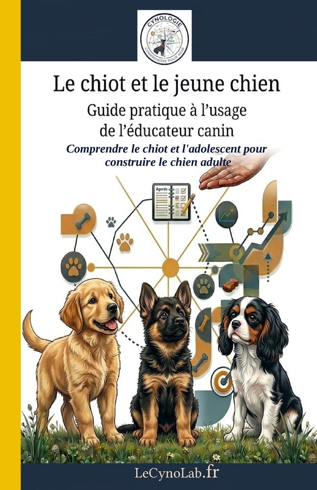 Le chiot et le jeune chien: Guide pratique à l'usage de l'éducateur canin: Comprendre le chiot et l'adolescent pour construire le chien adulte cover