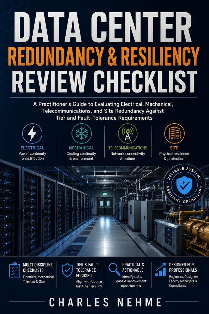 Data Center Redundancy & Resiliency Review Checklist: A Practitioner's Guide to Evaluating Electrical, Mechanical, Telecommunications, and SiteRedunda cover