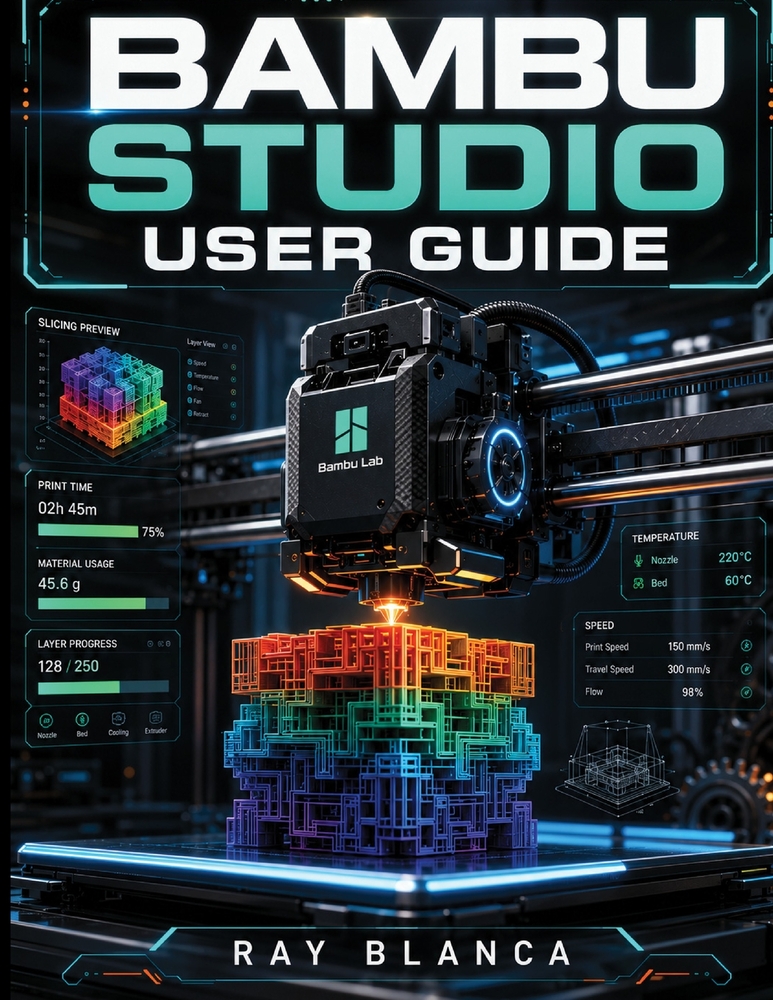 Bambu Studio User Guide: The Definitive Guide to Advanced 3D Slicing, Multi-Material Printing, and Workflow Automation cover