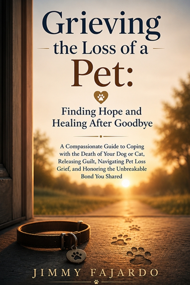 Grieving the Loss of a Pet: Finding Hope and Healing After Goodbye: A Compassionate Guide to Coping with the Death of Your Dog or Cat, Releasing Guilt cover